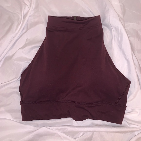 Athleta High Neck Padded Sports Bra